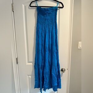 MICHAEL Michael Kors Maxi Blue Sundress